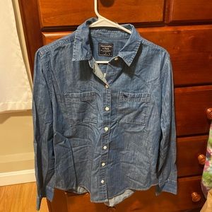 Denim Abercrombie and Fitch Button Up